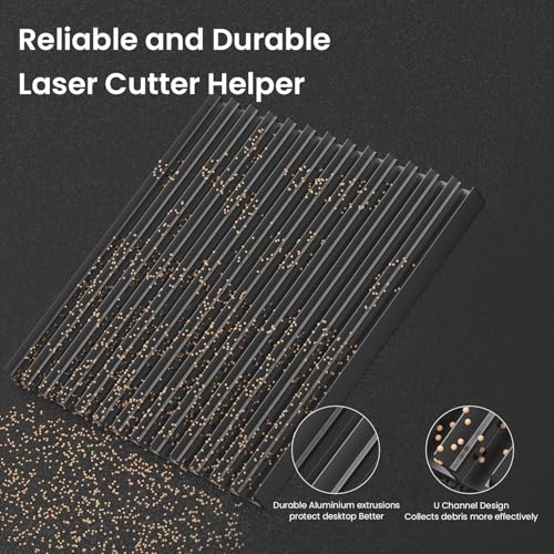Image of Longer Honeycomb Laser Bed, 153 x 153mm Working Table with Aluminum Panel