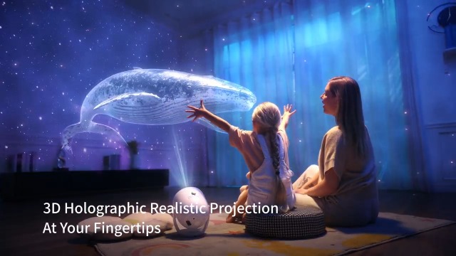 Image of Rossetta 3D Star Projector Galaxy Aurora Planetarium Projector for Bedroom | 60 Scene, HD Lens, Focus Adjustable, Bluetooth Speaker, Remote & Timer, Nebula Light for Room Decor, Gifts for Kids, Adult