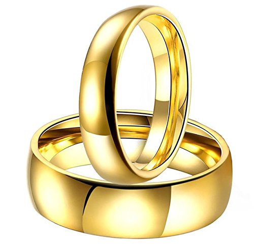 Via Mazzini Stainless Steel Golden Proposal Couple Rings for Girls and Boys (Ring0261) (B01MTNEG6G) Amazon Price History, Amazon Price Tracker