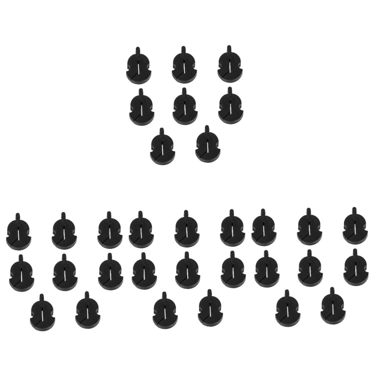 ibasenice 32pièces Sourdine Caoutchouc Pour Violon Accessoires De Pratique Pour Débutants Réduit Le Volume Sans Altérer Le Et Facile à Utiliser