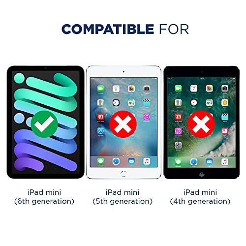 Tech Armor Ballistic Glass Screen Protector Designed For Apple New Ipad Mini 6 8.3 Inch 1 Pack Tempered Glass 2021 #TOP1