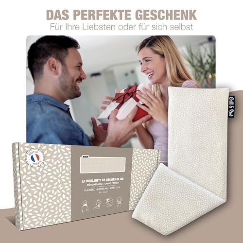 Chill&Rest - wärmekissen rücken mikrowelle - Nackenbeschwerden - körner nackenkissen - perioden - Die Naturelle