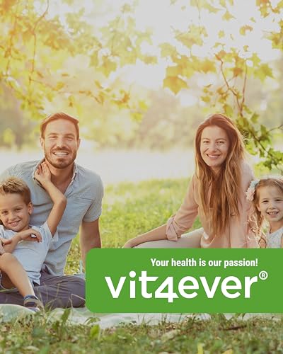 vit4ever Vitamin C 1000 mg - 365 Tabletten im Jahresvorrat - Time Released Effekt - Laborgeprüft - Vitamin C + Hagebuttenextrakt + Citrus-Bioflavonoide - Vegan - Hochdosiert