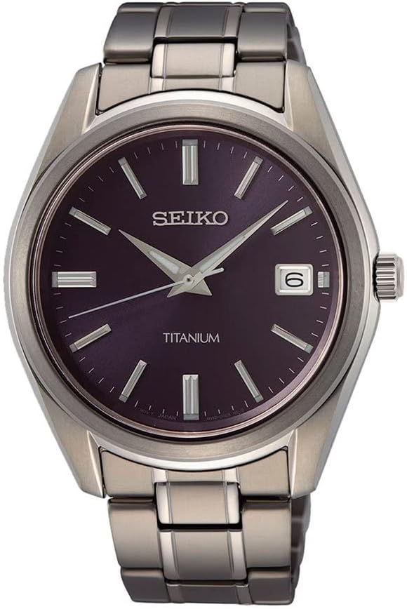 Seiko Men Analog Quartz Watch with Stainless Steel Strap SUR371P1