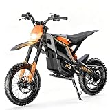 Flydone MT2 Electric Dirt Bike for Adult,𝗣𝗲𝗮𝗸 𝟱𝟬𝟬𝟬𝗪 Motor 22.5Ah Battery Up to 𝟯𝟱 𝗠𝗣𝗛 150 Miles Electric Motorcycle,NFC Electric Bike Full Suspension Moped E-Bike (Ember)