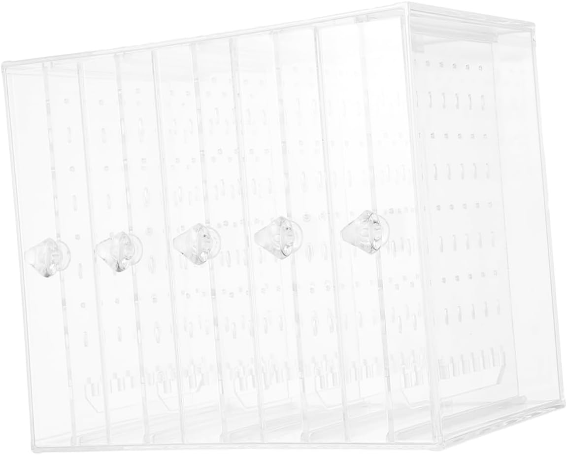 LIFKOME Transparent Jewelry Display Stand for Earrings Necklaces Bracelets Dustproof Organizer for Home and Store Use for Sorting Accessories