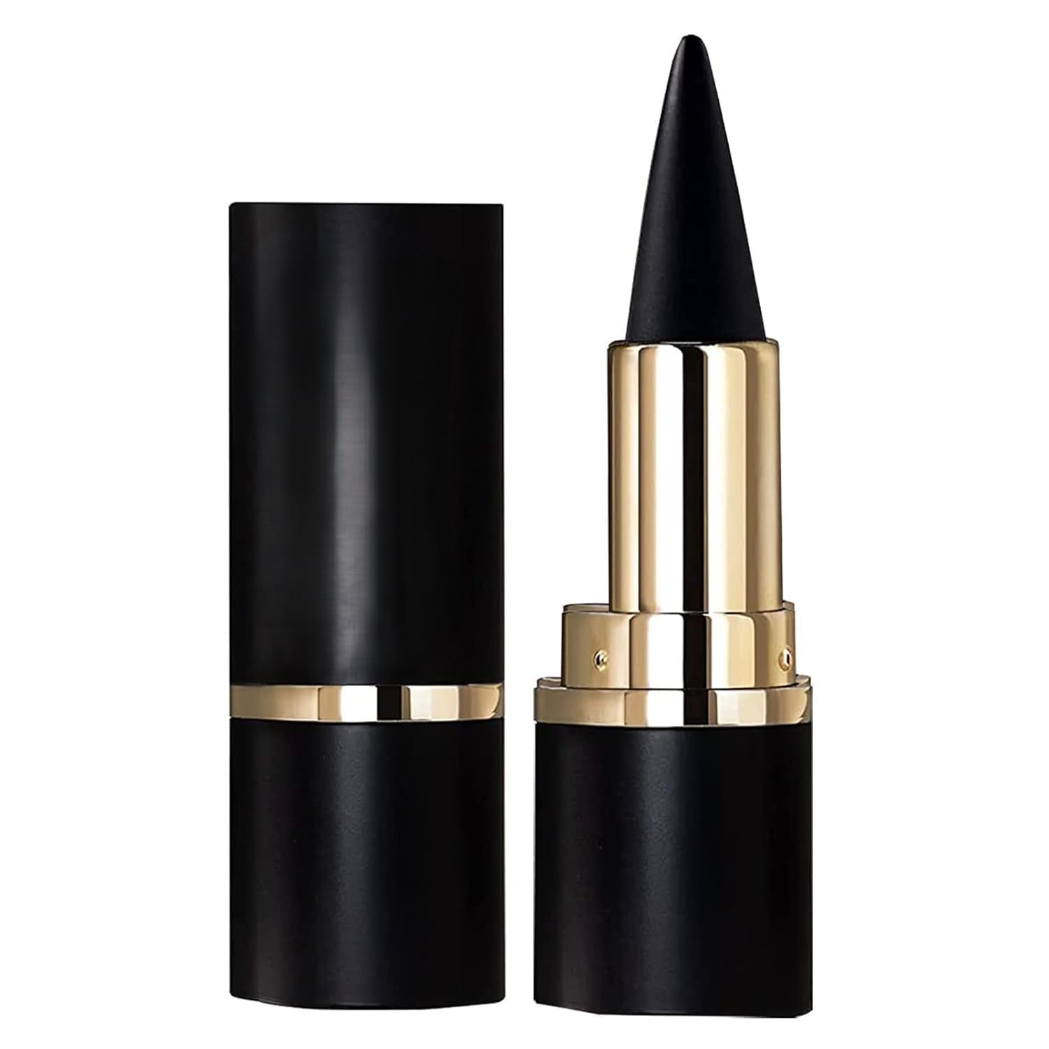 CESITRA Black Gel Cream Eyeliner, Pencil Eyeliner & Kajal, Tool Smudge Proof and Waterproof Matte Quick Dry Black Eye-liner Pencil Tattoo Pen Stick Makeup for Women