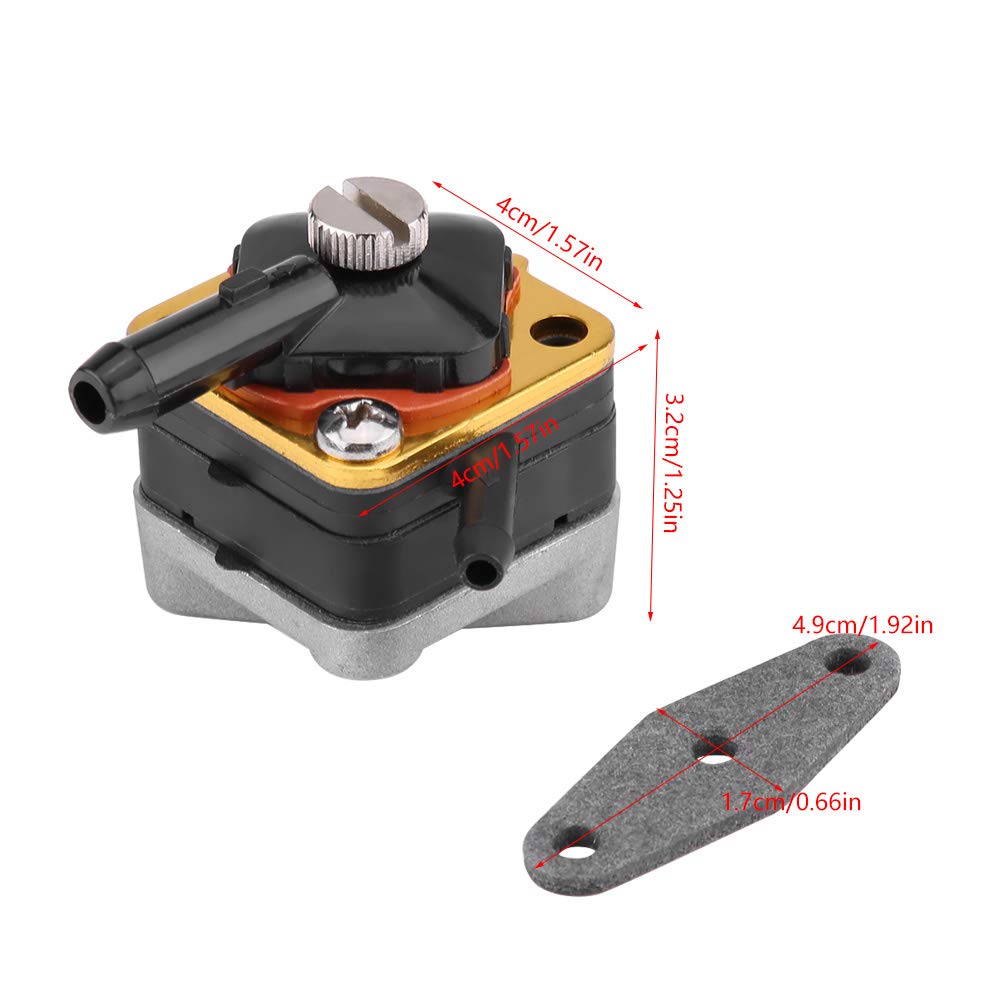 Pompa Carburante per Motore, Pompa Benzina con Guarnizione Accessorio Sostituzione per Motore Johnson Evinrude 18-7350 6 CV 8 CV 9,9 CV 15 CV