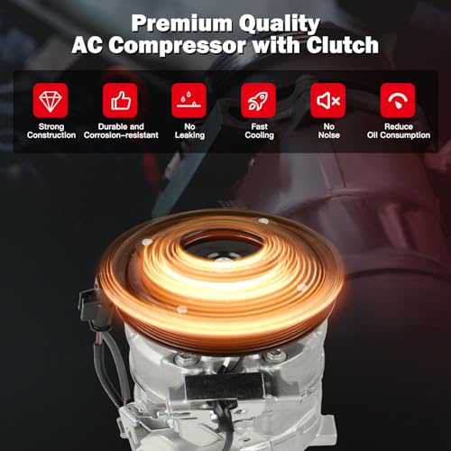 Image of Air Conditioning Compressor for INFINITI QX30 for Mercedes-Benz A220 A35