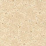 Henry Glass 108' Parlor Pretties Wide Back Delicate Vine Beige, Quilting Fabric by the Yard