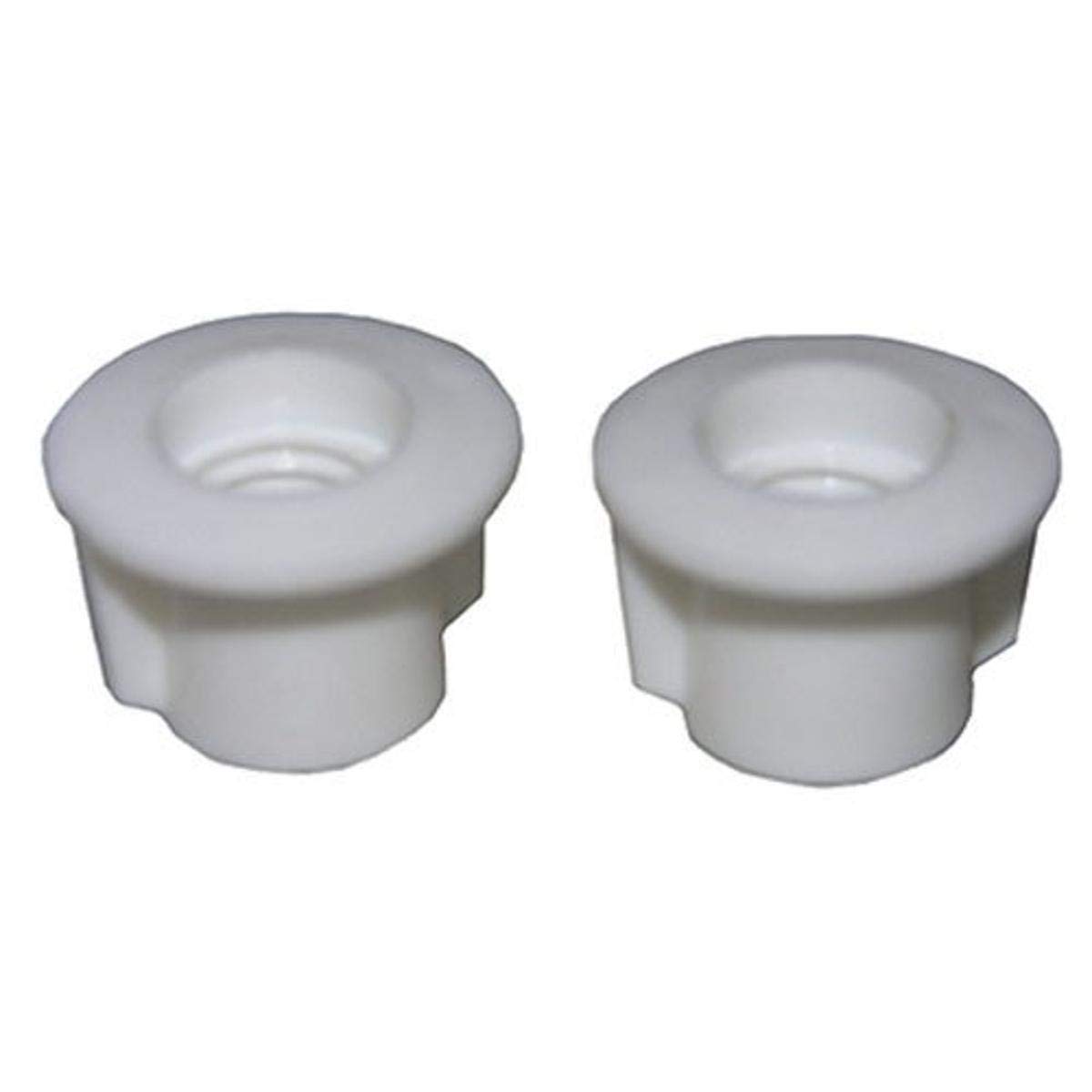 LASCO 14-1065 Toilet Seat Hinge 7/16-Inch Plastic Nuts and Washers, 2-Pack , White