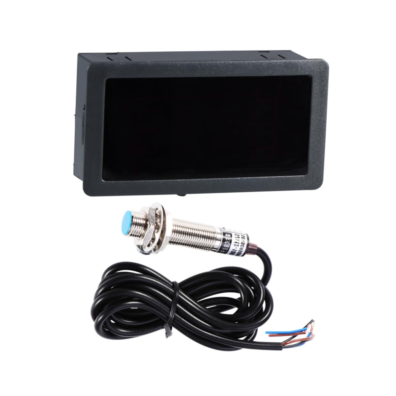 Tacómetro Azul Digital Led Medidor De Motor Sensor De Proximidad Hall Npn Para Uso Taller Industrial