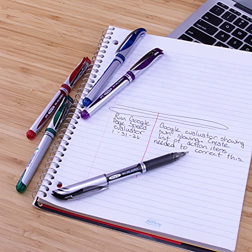 Bolígrafo Pentel Energel Xm Rollerball 0.7mm Negro Pack 12 miniatura 5