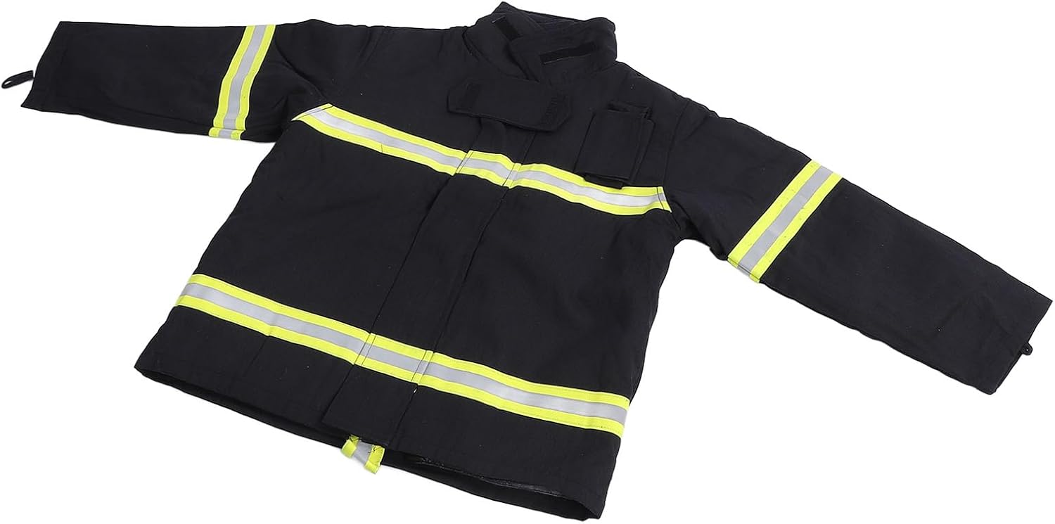 Fire Reflective Suit, Mystical Cotton Toughness Workwear for High Visibility in Extreme Conditions, 4 Layer Insulation Jacket and Pants for Men and Women (XL)