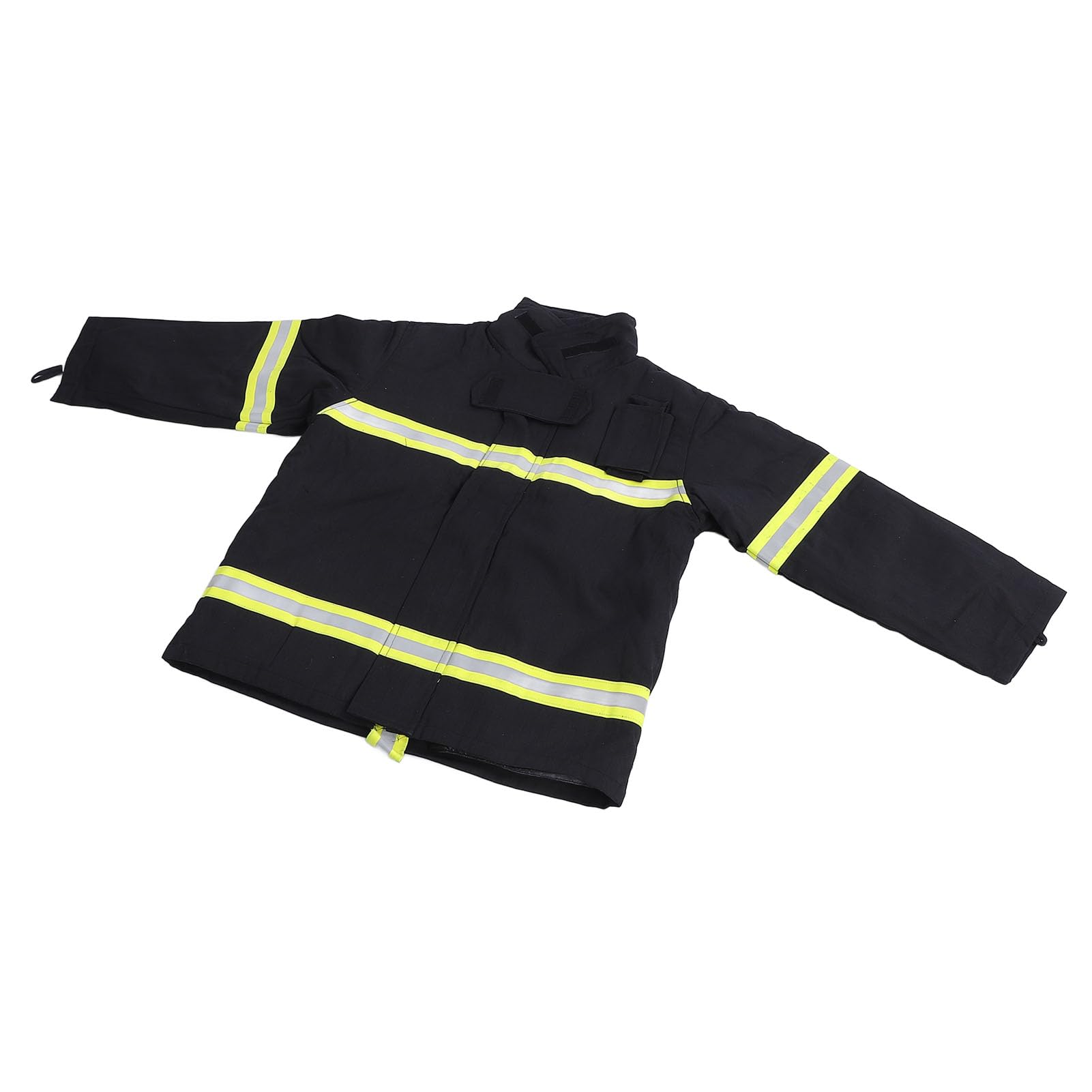 ZJchao Mono Protector Multicapa Resistente Al Calor con Ribete Reflectante, Chaqueta y Pantalones Aislantes de Llamas para Equipo de Seguridad Industrial (XXXL)