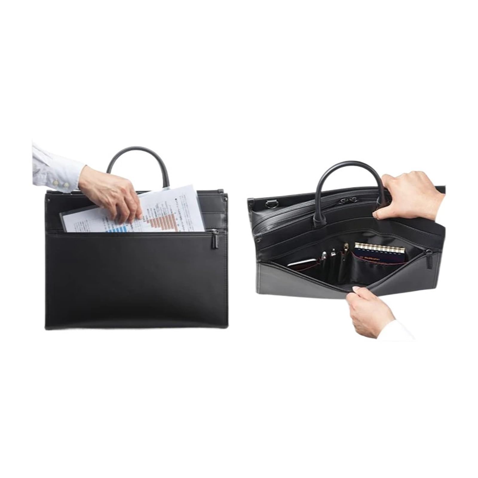 Borsa impermeabile for laptop da 14 a 15,6 pollici, valigetta unisex da lavoro, antifurto con tracolla, borsa sottile da viaggio