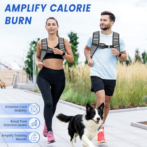 Image of Weighted Vest Woman 6 /8 /12 /16 /20 /25 /30lb Weight Vest for Women Men Body Weight Vests for Walking Strength Training Running Workout Jogging Fitness