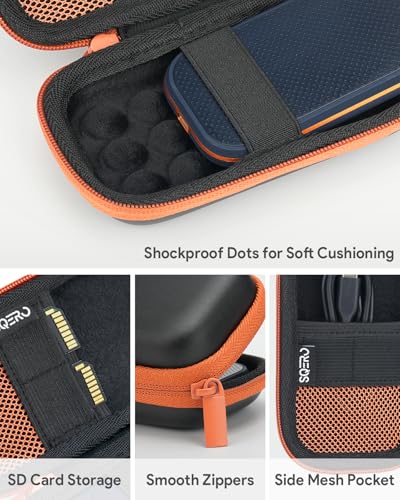 Tasche Hülle für SanDisk Portable/Extreme/Extreme PRO 1TB 2TB 4TB 500GB Portable SSD Externe Festplatte, Hart Reise Tragen Etui Case (NO mit USB4)