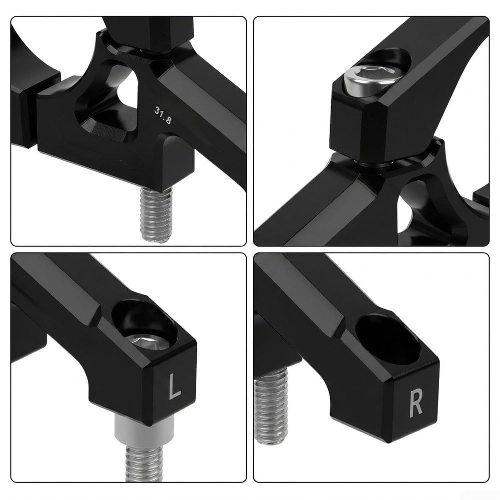 Conector Manillar Bici Montura Directa 52mm Aluminio