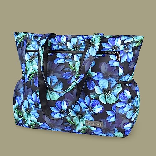 Image of CLOUDMUSIC Shoulder Tote Bag For Nurses Teachers Work Gym Travel Beach Women With Large Capacity Waterproof