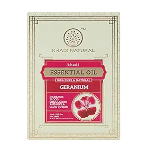 KHADI NATURAL Geranium Essential Oil (15ml)