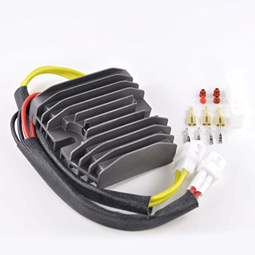 Mosfet Regulator Rectifier Fits Suzuki Hayabusa 1300R / GSF 1250 Bandit/GSX 1250 1300 B-King/GSXR 600 750 1000 / Boulevard / VL800 2001-2017 | OEM Repl.# 32800-02H00 / 32800-15H00 / 32800-18H00