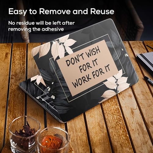 Image of Galaxsia Floral D24 Full Body Vinyl Laptop Skin /Sticker /Cover Upto 15.6 Inches Laptops Laminated-Removable-HD Quality Compatible for Hp-Dell-Sony-Lenovo-Asus etc.(15x10 Inches)