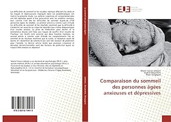 Comparaison Du Sommeil Des Personnes Âgées Anxieuses Et Dépressives