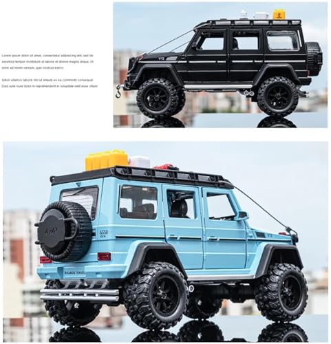 Image of Merceedes Brabus G550 1:24 Model Car with Box, Zinc Alloy Pull Back Toy car with Sound and Light for Kids Boy Girl Gift [Colors as Per Stock]