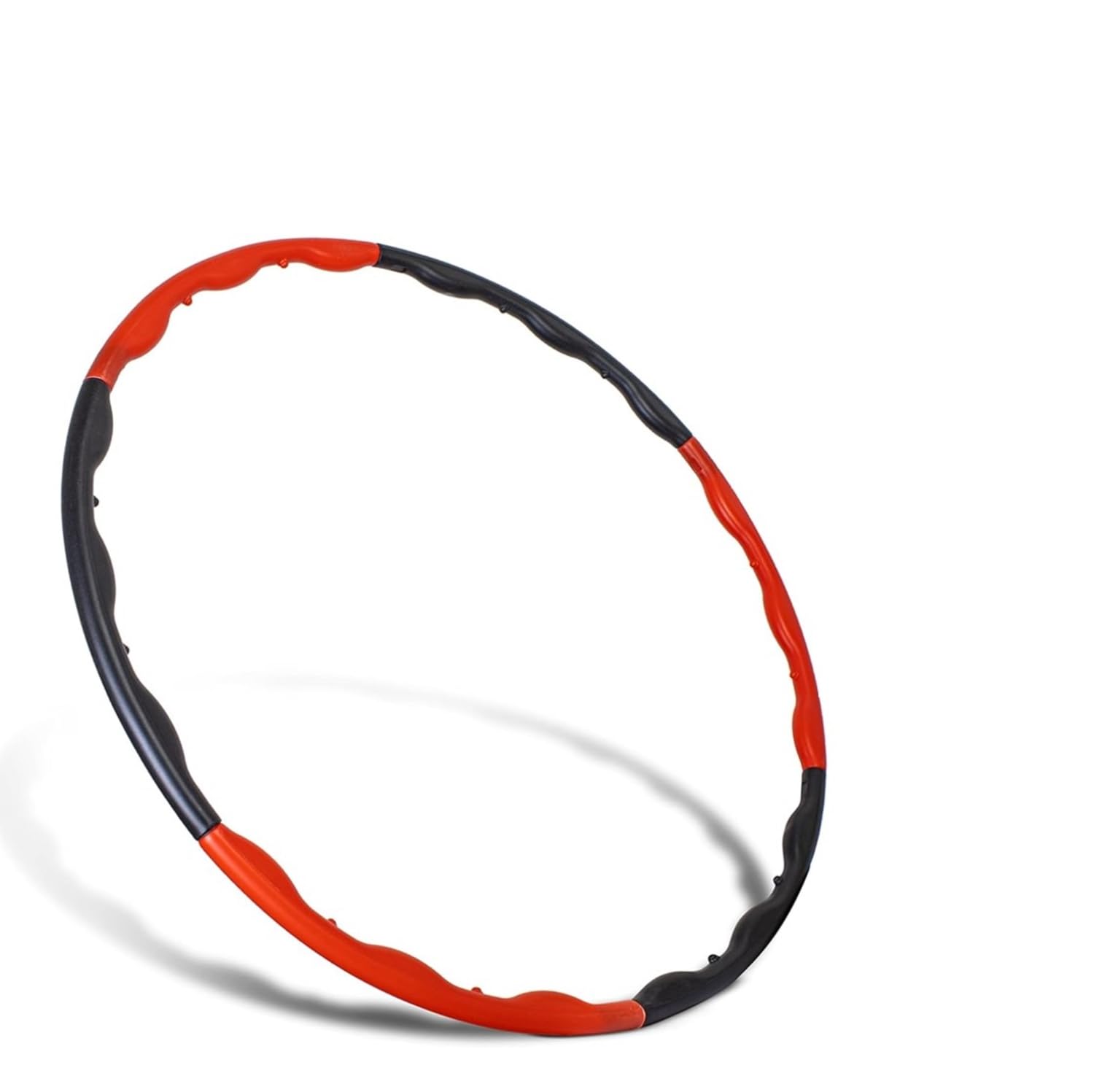 Amazon Brand - Symactive Hula Hoop for Kids & Adults for Dance/Fitness Exercise/Stomach Exercise | Interlockable Hula Hoop for Women | Exercise Hula Hoop Ring (Black/Red) (B0CVV7M544) Amazon Price History, Amazon Price Tracker