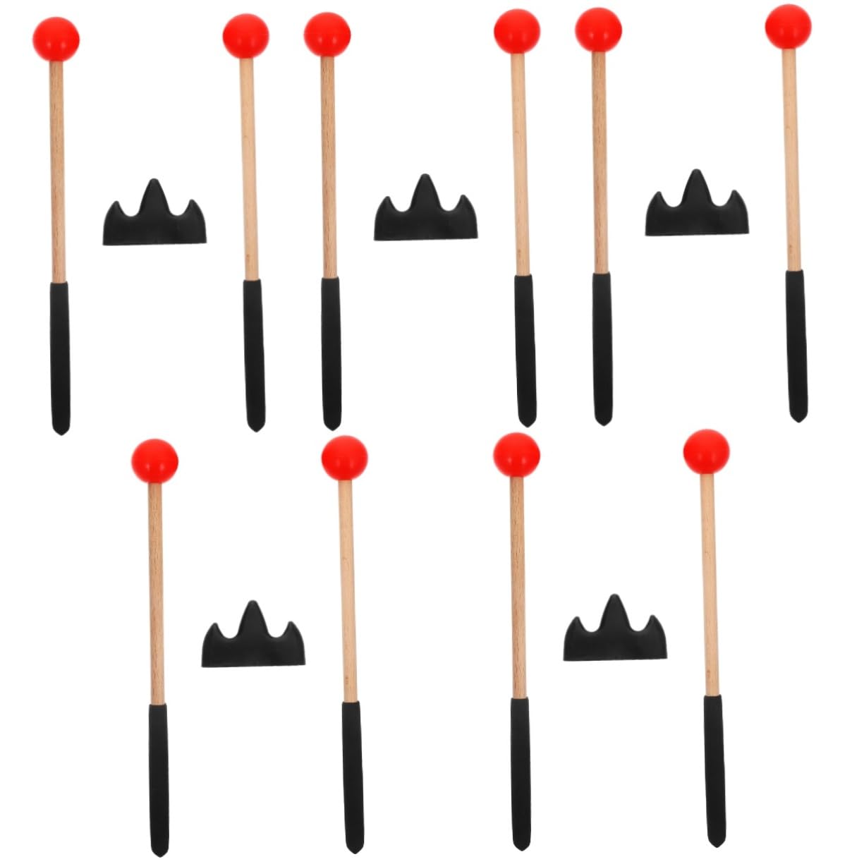 VICASKY 5 Sets Marimba Trommelschlägel Trommelschlägel Für Kinder Zungentrommel Versorgung Zungentrommel Schläger Mit Halterung Trommelstöcke Zubehör Trommelschlägel Zubehör