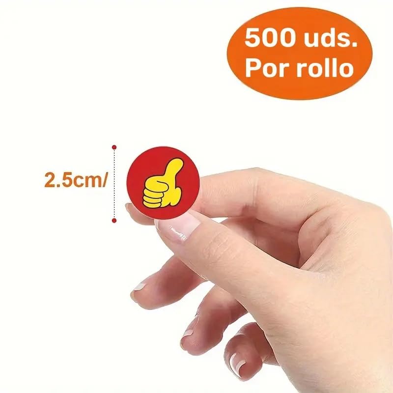 Rollo Pegatinas Agradecimientos para niños, Thank-You stickers, 1 Unidad - imagen 5