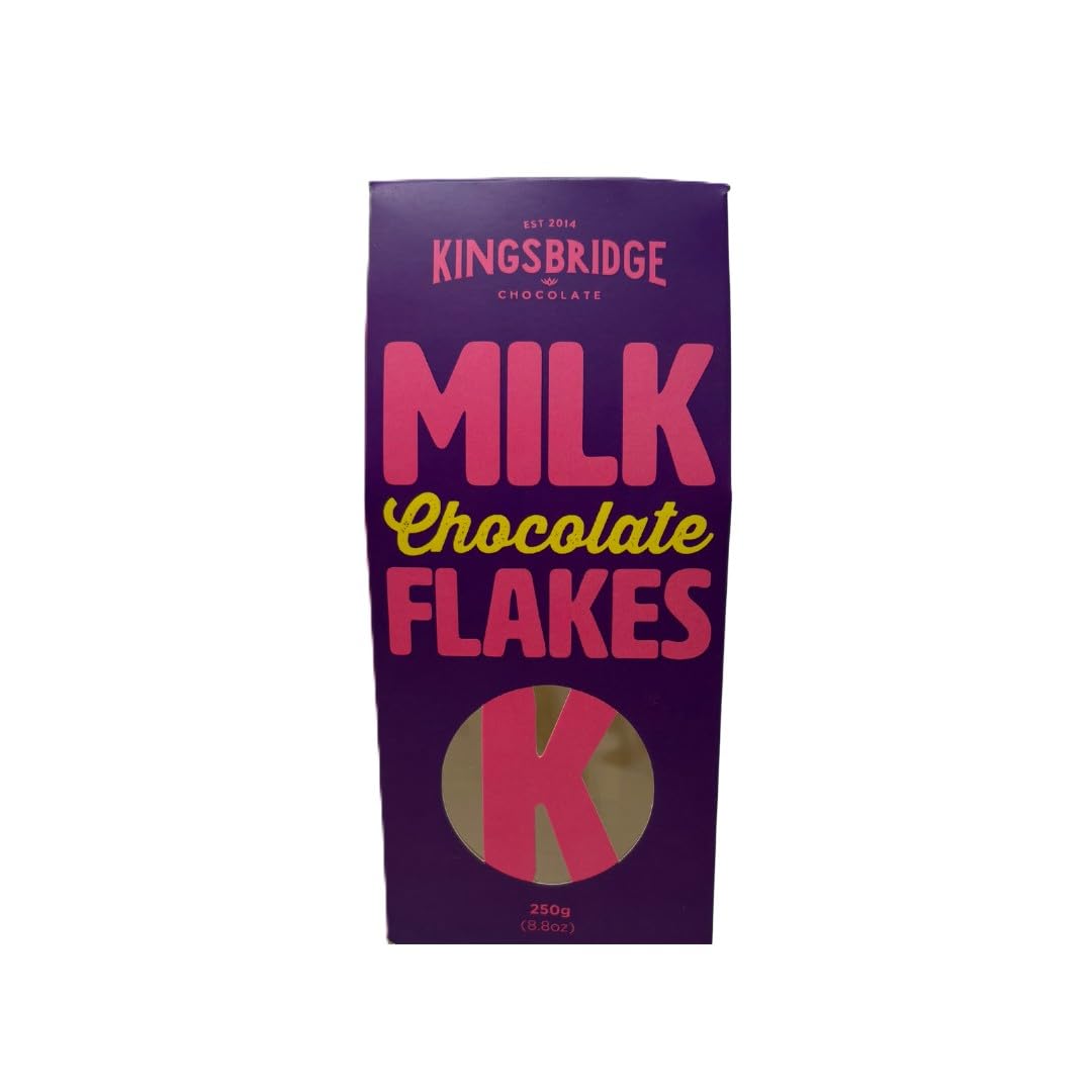 Kingsbridge Belgian Milk Hot Chocolate Flakes 250g