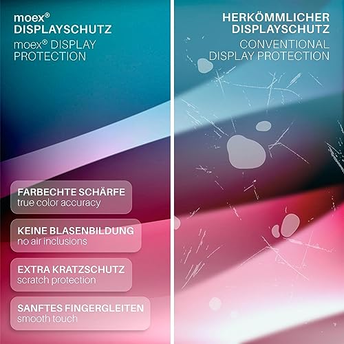 MoEx Pellicola in Vetro temperato Compatibile con
