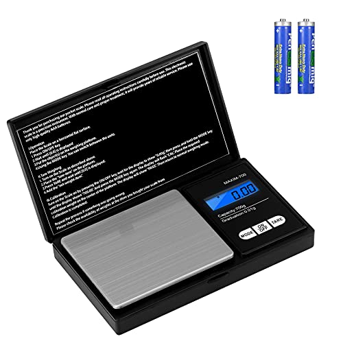 Aurora & Tithonus balanza precision 700g/0,01g,tana de precision con pantalla LCD y tara,tanita bascula precision,peso gramos báscula,peso micras y gramos,micro balanza,peso miligramos digital bascula