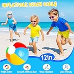 Pool Party Favors and Beach Party Favors,158PCS Summer Pool Toys for Kids, Undersea theme decoration, Including Beach Balls, Sunglasses, Bubble Wands, Stamp and Crystal Shells for Kids Ages 4-8 8-12 - Image 2