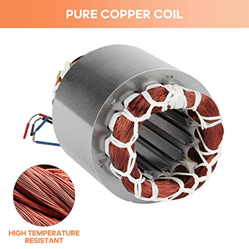 Gpoas 100W Concrete Vibrator Vibration Motor Single Phase Ac 110V 3600Rpm,Aluminum Alloy Case Electric Asynchronous Vibrating Vibrators For Shaker Table(100W) #TOP1