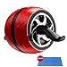 UWY Ab Wheel Roller, perfekte Fitness AB Carver Pro Roller mit Kniepolstermatte für Mann Frau Bodybuilding Gymnastik Home Gym Einheitsgröße (5 Farben)