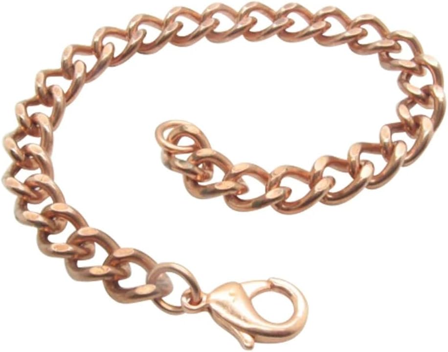 Solid Copper Bracelet CB744G - 3/8 of an inch wide - Available in 6/12 to 11 inch lengths