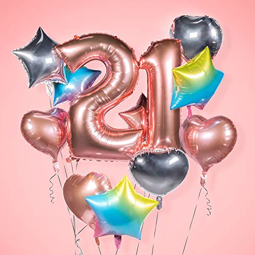 Boland 22047 Foil Balloon Number '7 Rose Gold 86 cm - Image 3
