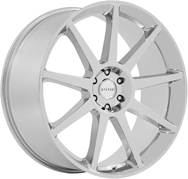 Status Wheels ST002PX22951230 Mammoth 22X9.5 5X4.5 CHROME 30MM