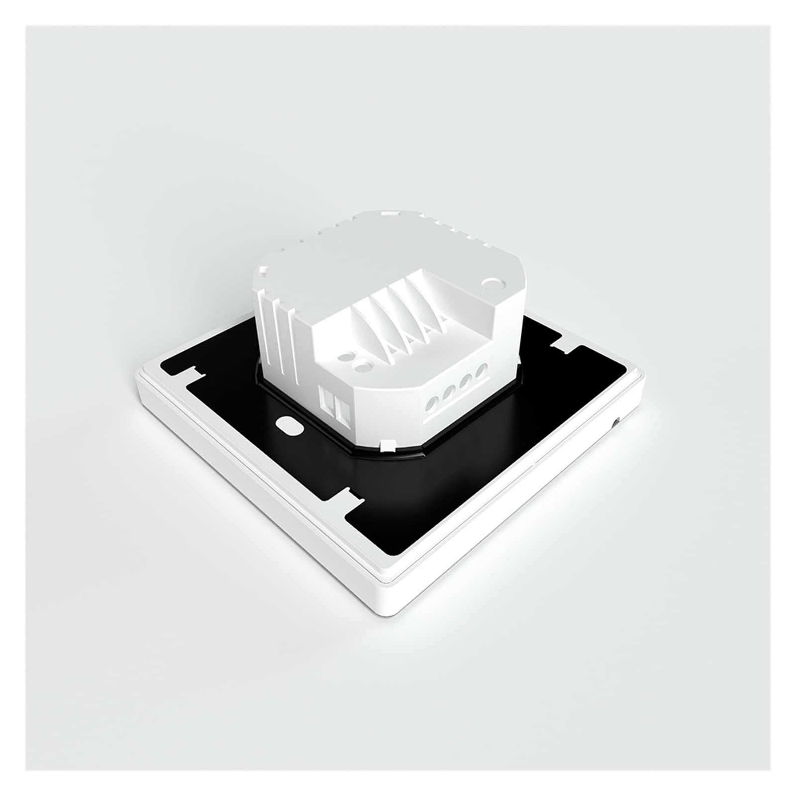 Termometro da interno igrometro digitale Controllo di temperatura del termostato intelligente WiFi for il riscaldamento del pavimento elettronico/acqua/gas caldaia Con display LCD(Noir,GC water gas bo