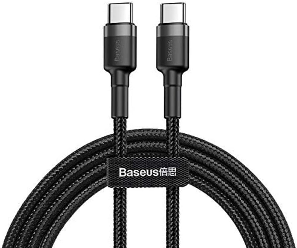 Baseus Cafule Type-C PD2.0 60W flash charging data line (20V 3A) 2m Gray + Black
