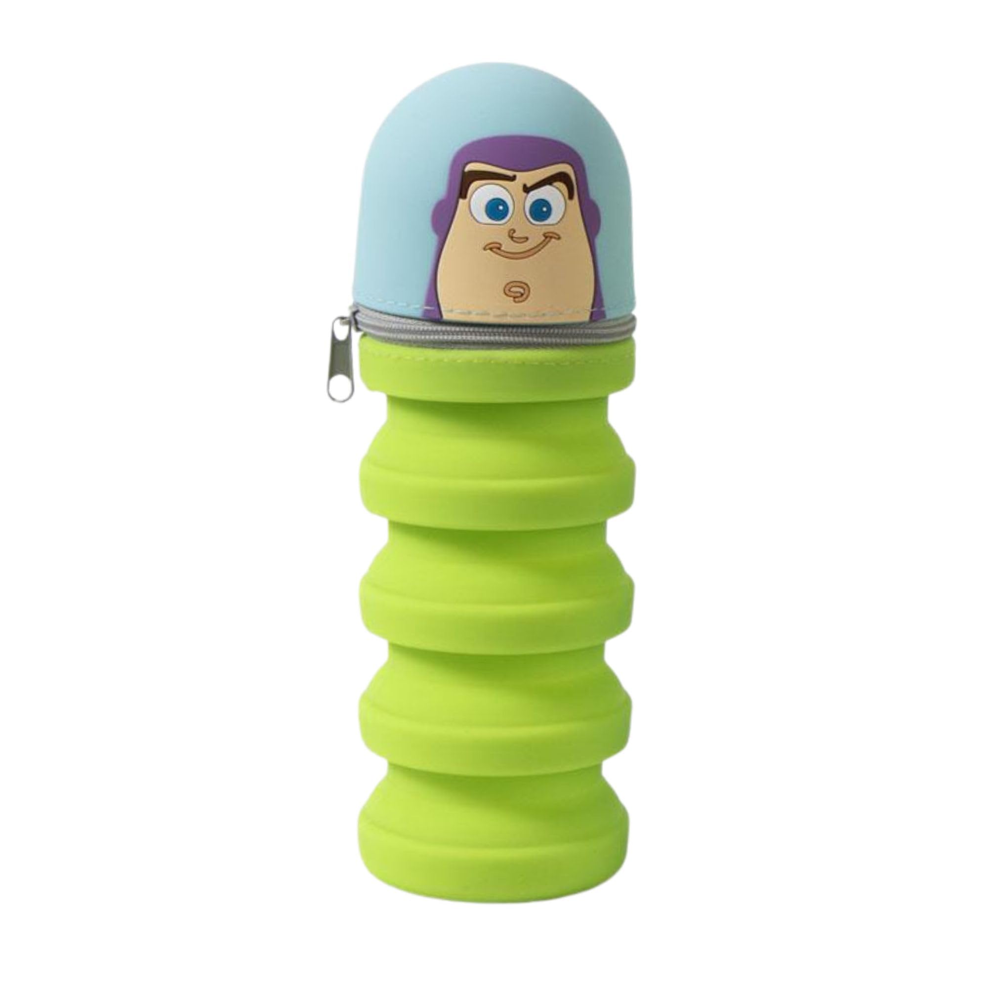 Disney Toy Story Silicone Extending Pencil case with a Character lid for School, Art and Travel