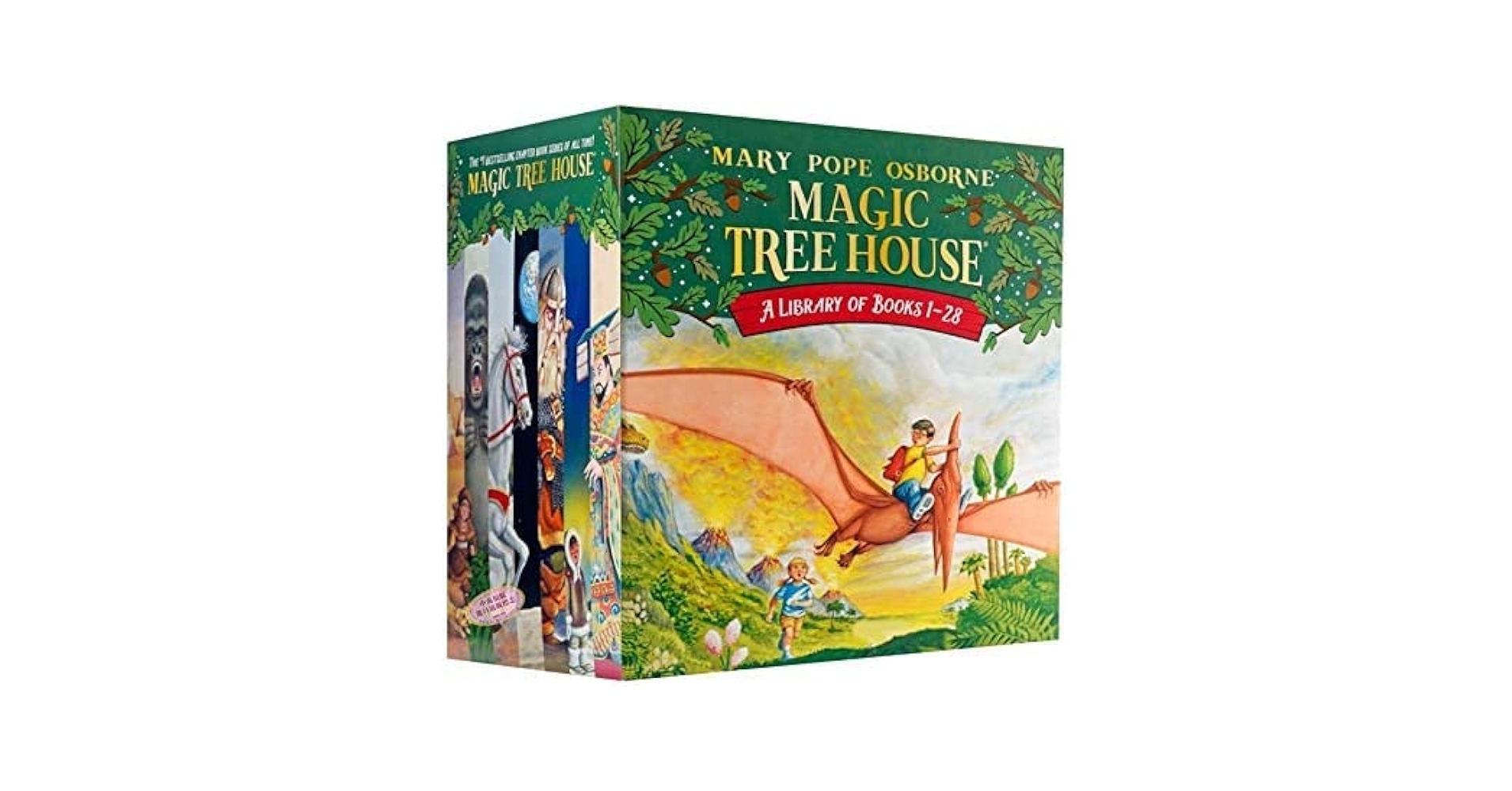 Magic Tree House シリーズ1 絵本28冊 箱付 全冊音源付 Magic Tree House Books 1-28 Boxed Set - by Mary Pope Osborne