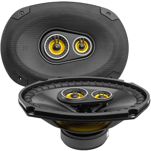 6x9 inch and 6.5 inch Speakers for 2019-2022 Toyota Tacoma Kicker CS Series Upgrade Kit Front and Rear with Harnesses and Adapters - Thumbnail 3