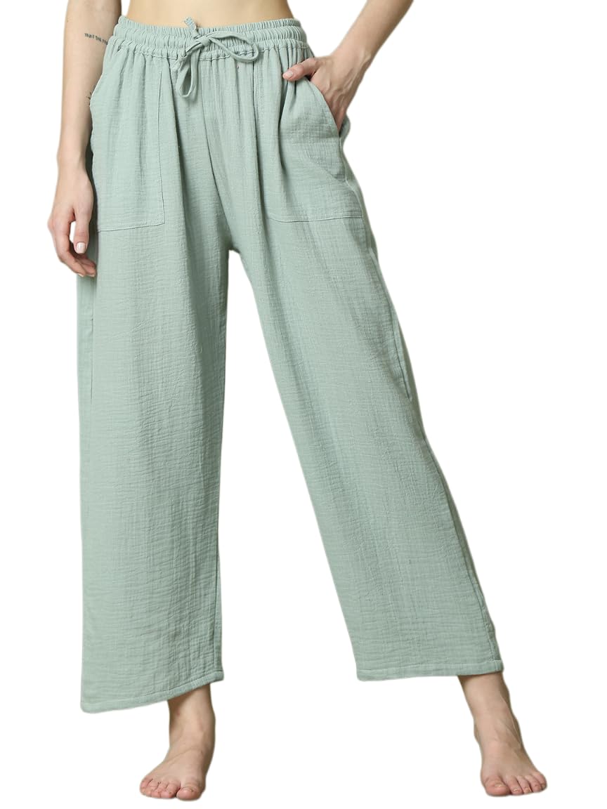 DOUBLE CLOTH COTTON LOUNGE PANTS-image-16