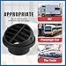 A ABSOPRO 2pcs Warm Air Vent Outlet 65mm Plastic Ducting Heater Air Vent Outlet for Car Auto Bus RV ATV Item Replacement