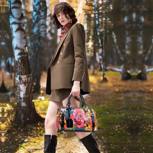 Shoulder Bag for Women Genuine Leather Bag Tote Handbag with Zipper Big-Capacity Clutch Purse Crossbody Bag for Work Travel2