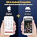 FlyroadUp Bluetooth OBD2 Scanner for iOS iPhone & Android, Wireless Car Code Reader Diagnostic Tool for Check Engine Light, Works on OBDII Vehicles 1996 & Newer